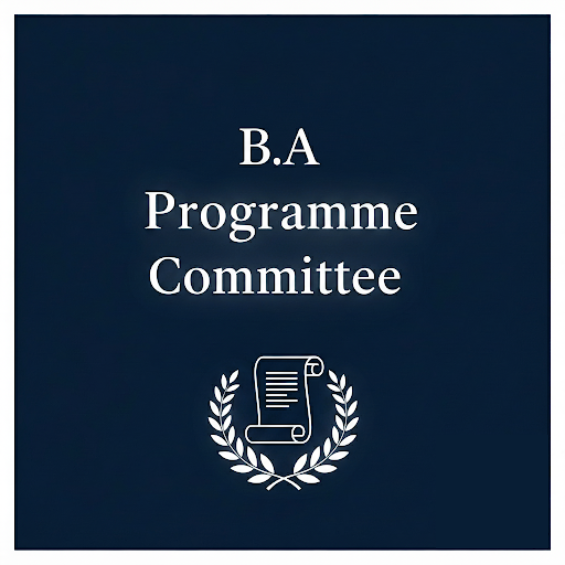 B.A. Programme Committee